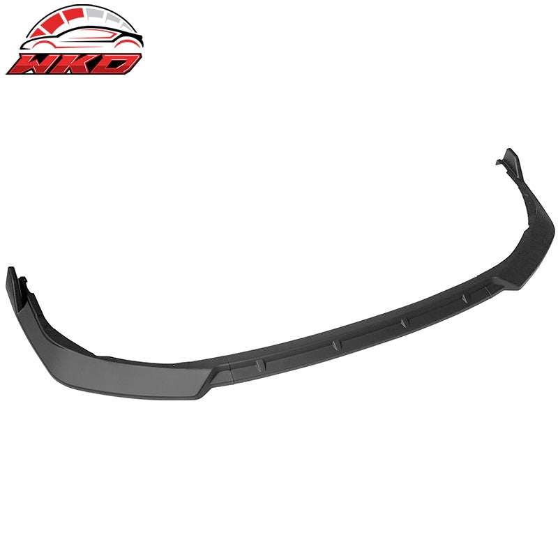 Fits 21-24 Toyota Camry SE 3PCS Front Bumper Lip Spoiler IKON Style Matte Black