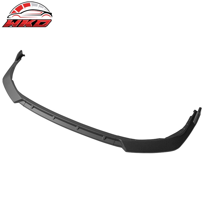 Fits 21-24 Toyota Camry SE 3PCS Front Bumper Lip Spoiler IKON Style Matte Black