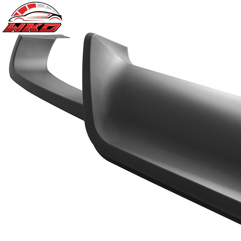 Fits 18-24 Toyota Camry SE XSE Rear Diffuser Lip W/LED Light Lamp - Matte Black