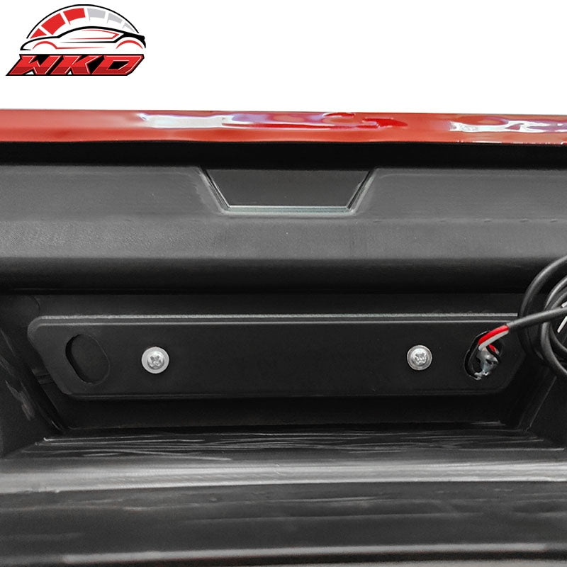Fits 18-24 Toyota Camry SE XSE Rear Diffuser Lip W/LED Light Lamp - Matte Black