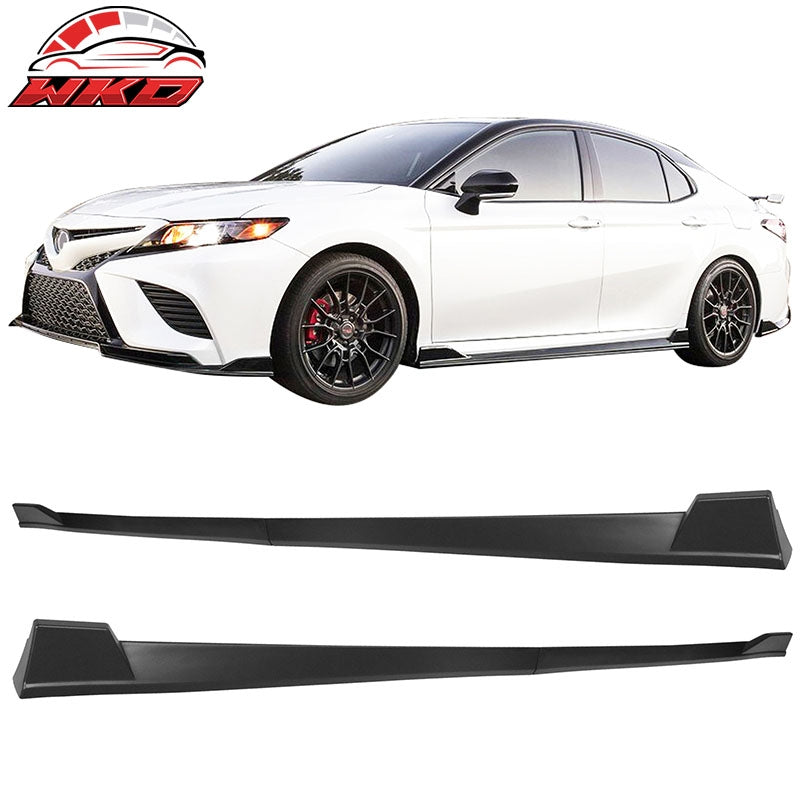 Wholesale 18-24 Toyota Camry SE XSE Side Skirts TRD Style Rocker Panels Matte Black