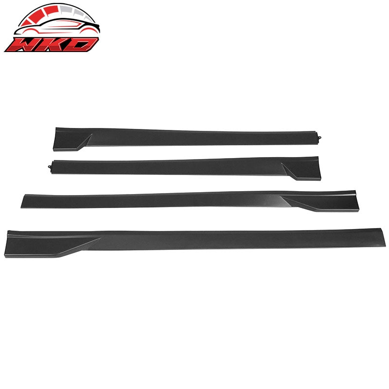 Fits 18-24 Toyota Camry SE XSE Side Skirts TRD Style Rocker Panels Matte Black