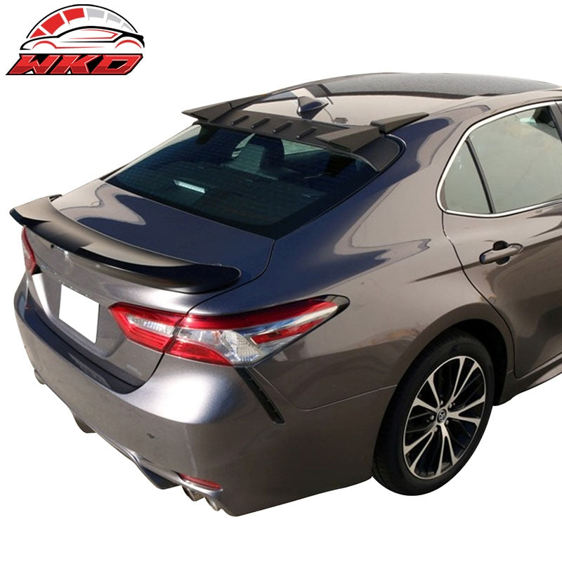 Fits 18-24 Toyota Camry TRD Style Matte Black Duckbill Rear Trunk Wing Spoiler