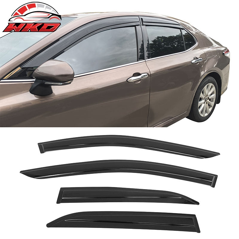 For 18-24 Toyota Camry Window Visor Large Mugen Rain Sun Guard Acrylic Deflector