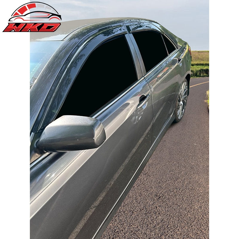 Fits 07-11 Toyota Camry Window Visors Acrylic Sun Guard Rain Deflectors 4PC Set