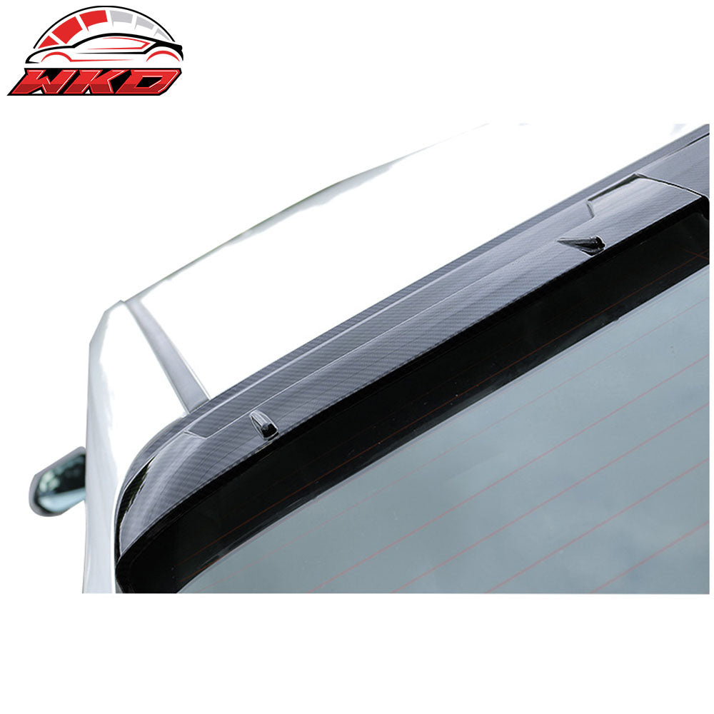 Fits 18-26 Toyota Camry IKON V2 Style Roof Spoiler ABS Carbon Fiber Hydro Dip