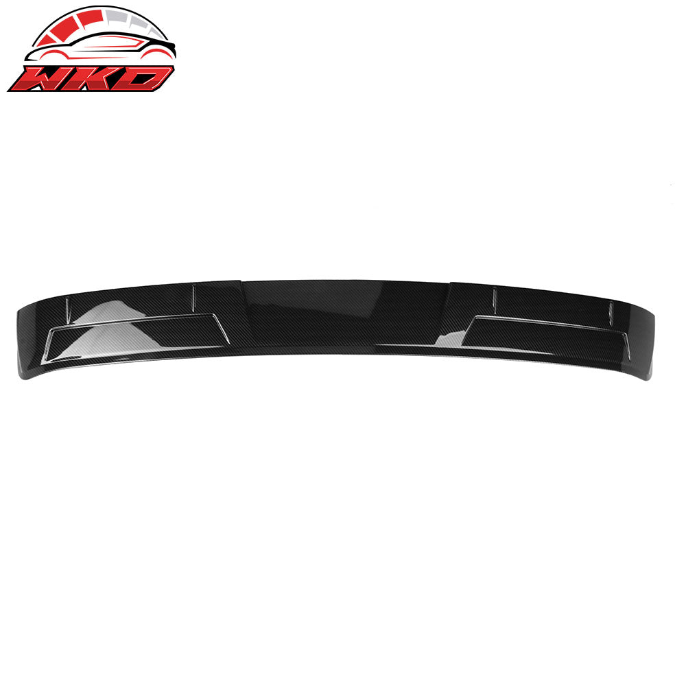 Fits 18-26 Toyota Camry IKON V2 Style Roof Spoiler ABS Carbon Fiber Hydro Dip