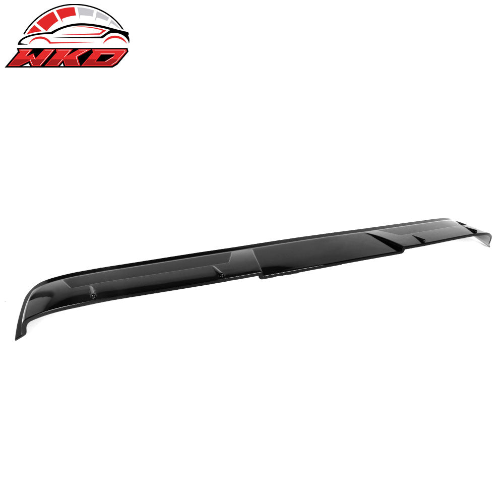 Fits 18-26 Toyota Camry V2 Style Gloss Black Rear Window Roof Spoiler Wing - ABS