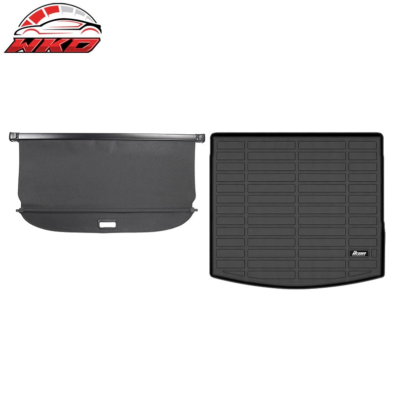 Wholesale 22-26 Toyota Corolla Cross AWD TPE Trunk Mat Cargo Liner Pad + Cargo Cover