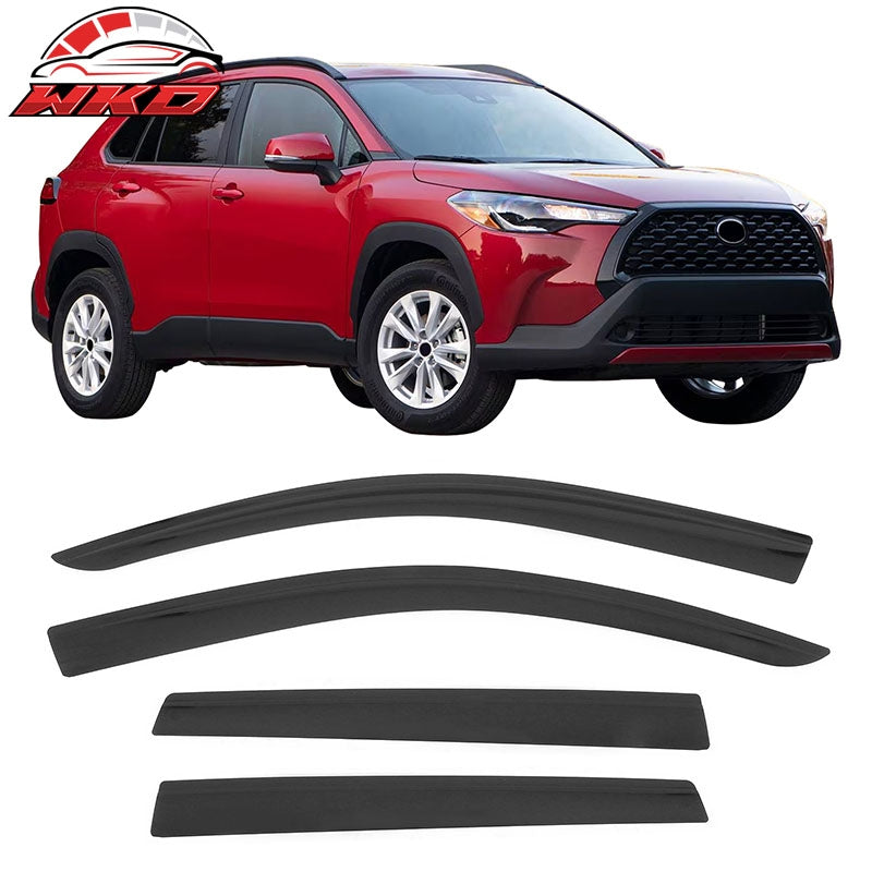 Wholesale 22-26 Toyota Corolla Cross Low Profile Style Tape on Window Visor Deflector