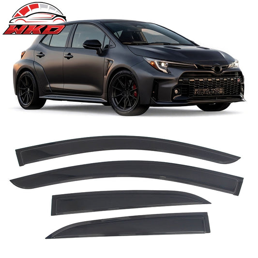 Wholesale 19-26 Toyota Corolla Hatchback & GR Corolla Tape-on Window Visors Deflector - Wikond Auto