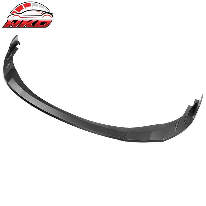 Fits 20-26 Toyota Corolla L LE XLE Hybrid LE Front Bumper Lip Matte Black 3PC