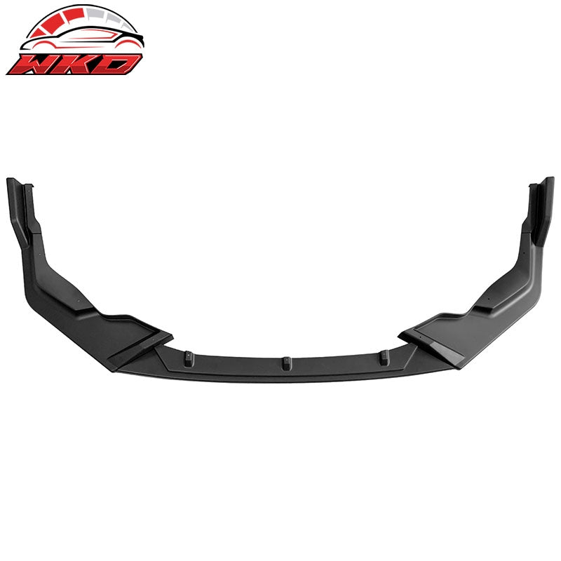 Fits 20-26 Toyota Corolla SE XSE C Style 3PCS Front Bumper Lip PP Matte Black