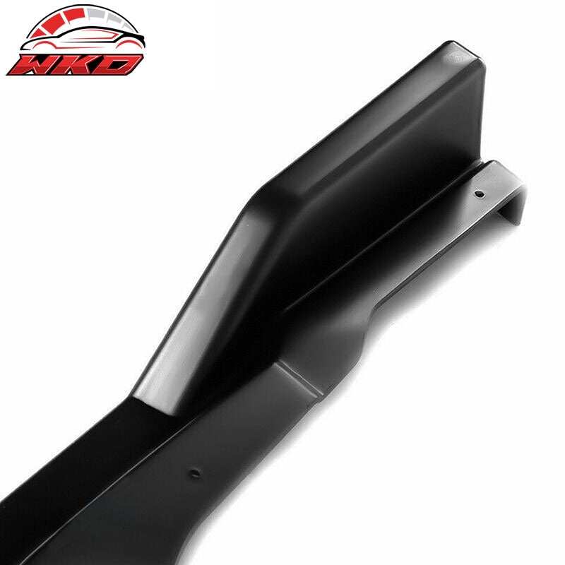 Fits 20-26 Toyota Corolla SE XSE C Style 3PCS Front Bumper Lip PP Matte Black