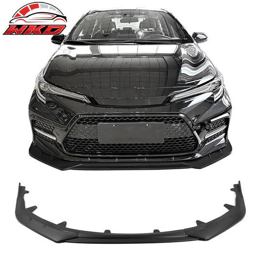 Wholesale 20-26 Toyota Corolla SE XSE Sedan Front Bumper Lip Spoiler Matte Black 3PCS