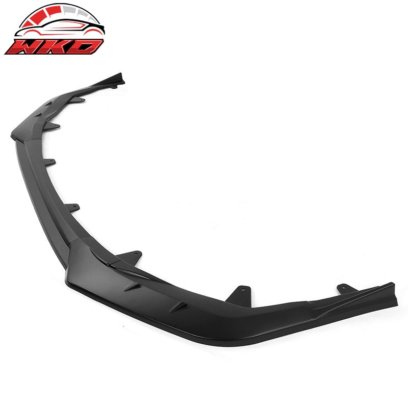 Fits 20-26 Toyota Corolla SE XSE Sedan Front Bumper Lip Spoiler Matte Black 3PCS