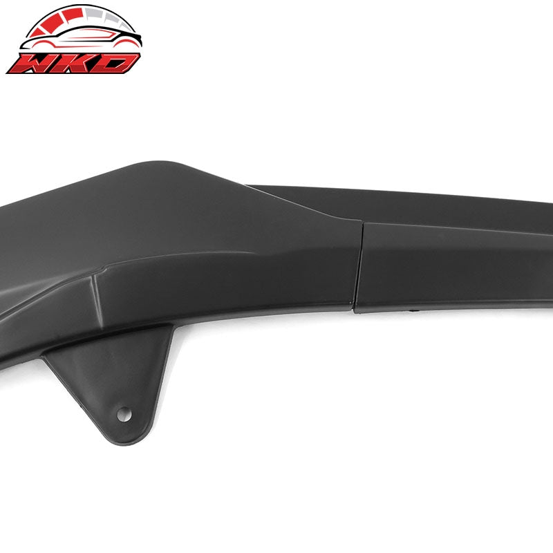 Fits 20-26 Toyota Corolla SE XSE Sedan Front Bumper Lip Spoiler Matte Black 3PCS