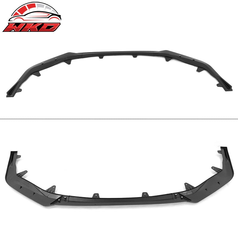 Fits 20-26 Toyota Corolla SE XSE Sedan Front Bumper Lip Spoiler Matte Black 3PCS