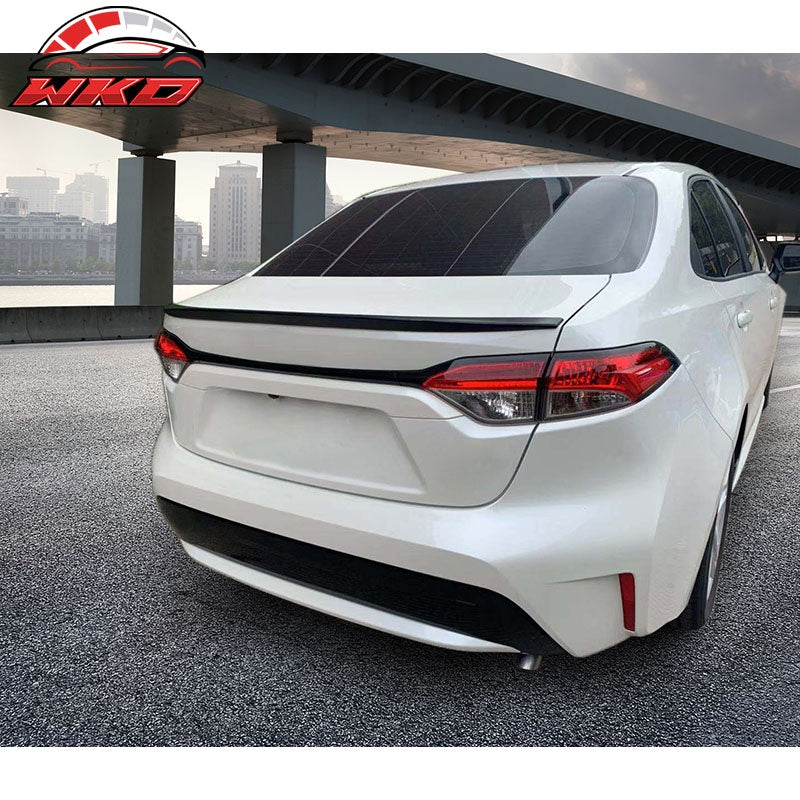 Fits 20-26 Toyota Corolla Sedan IKON Style Rear Trunk Spoiler Wing - Gloss Black