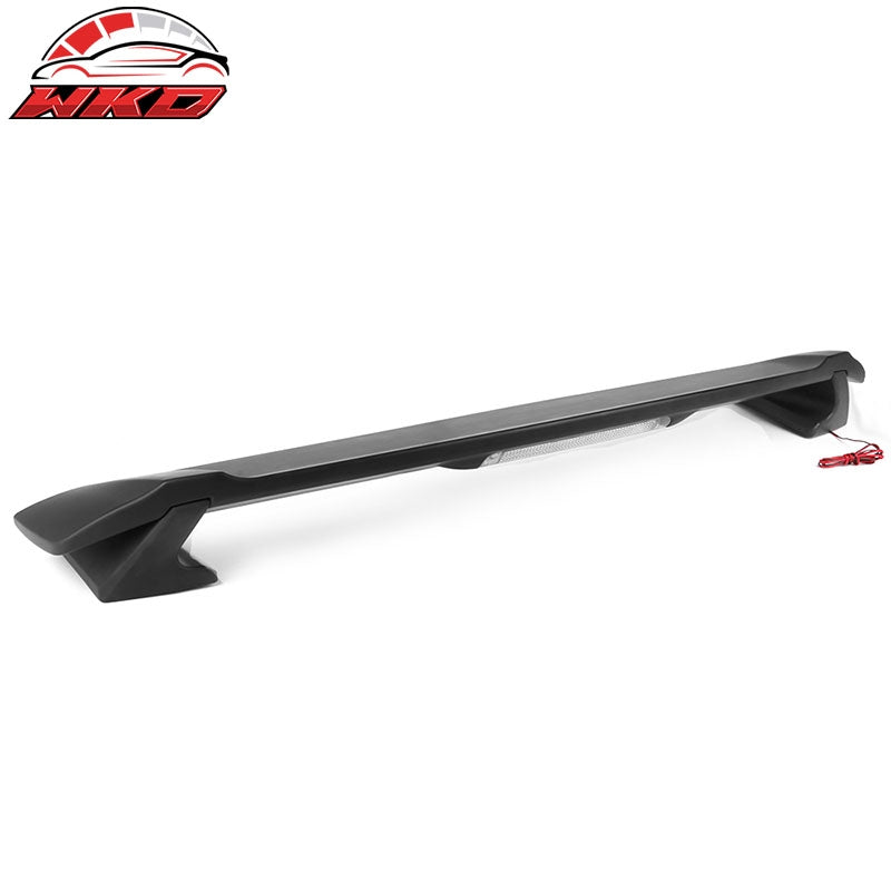 Wholesale 09-13 Toyota Corolla Sedan Trunk Spoiler & LED 3rd Brake Light Matte Black