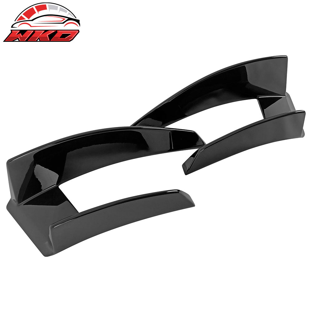 Fits 19-25 Toyota Corolla Hatchback D Style Front Bumper Canards Painted #218