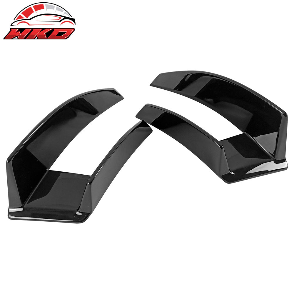 Fits 19-25 Toyota Corolla Hatchback D Style Front Bumper Canards Painted #218