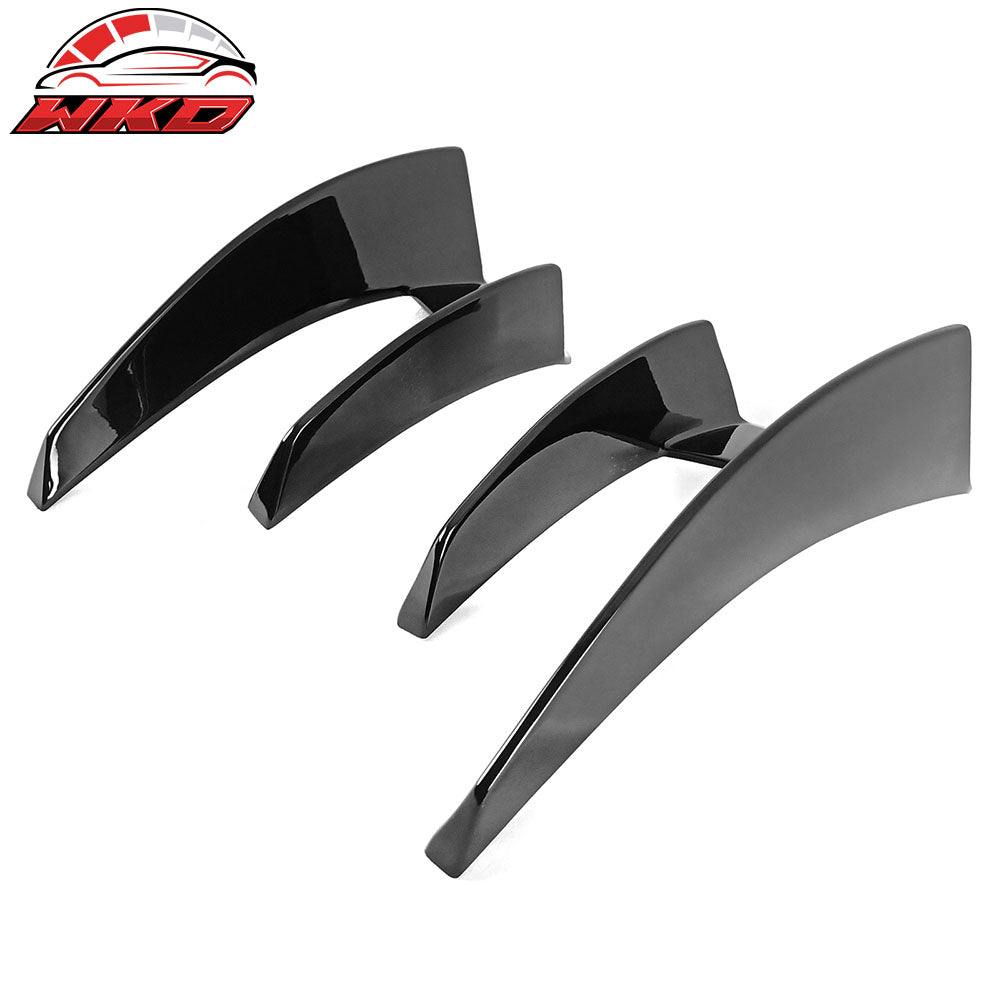 Fits 19-25 Toyota Corolla Hatchback D Style Front Bumper Canards Painted #218