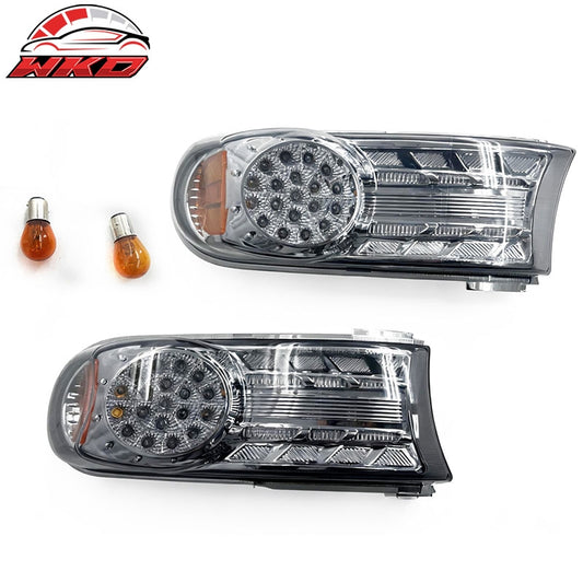 Wholesale 2007-2014 Toyota FJ Cruiser LED Parking Lights Black Housing Smoke Lens