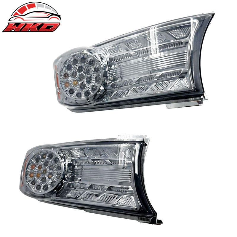 Wholesale 2007-2014 Toyota FJ Cruiser LED Parking Lights Black Housing Smoke Lens - Wikond Auto