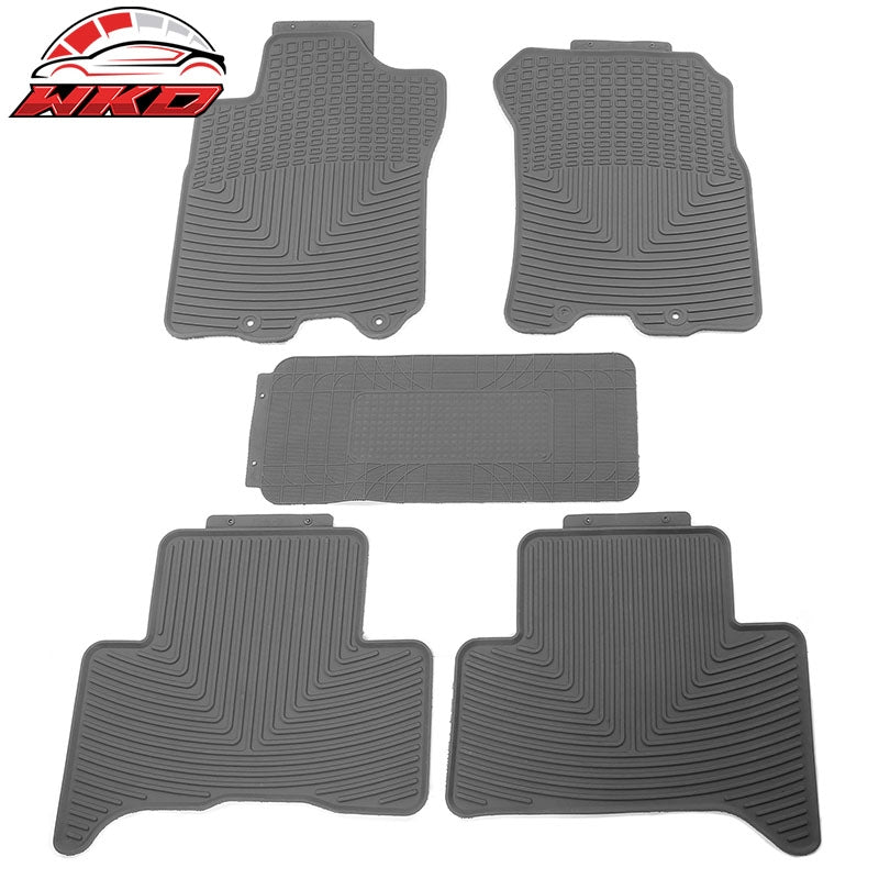 Wholesale 07-14 Toyota FJ Cruiser Latex Floor Mats Gray All Weather Car Carpets Liner
