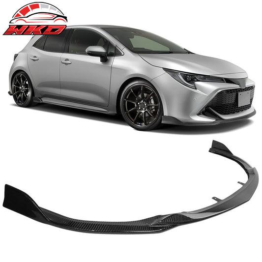 Wholesale 19-22 Toyota Corolla E210 T Style Front Bumper Lip - Matte Carbon Fiber