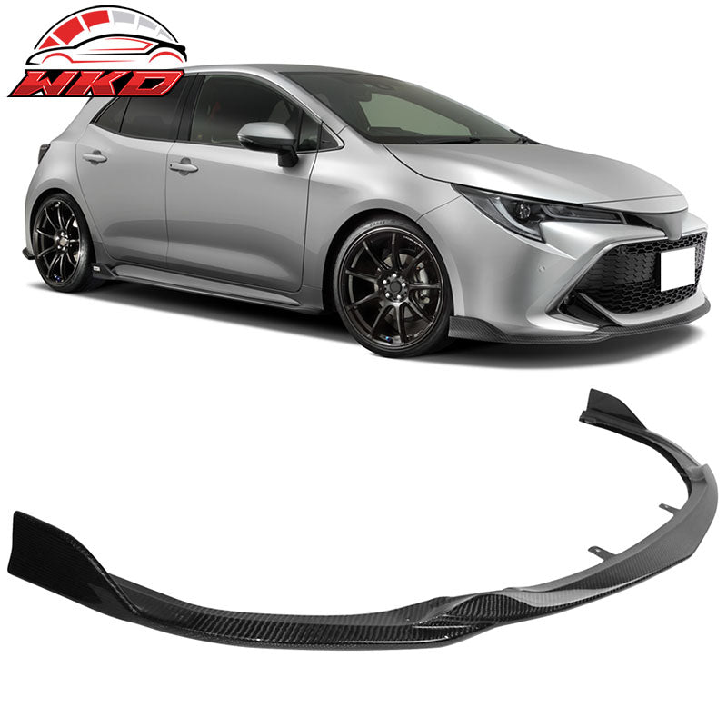 Wholesale 19-22 Toyota Corolla E210 Hatchback T Style Front Bumper Lip - Carbon Fiber