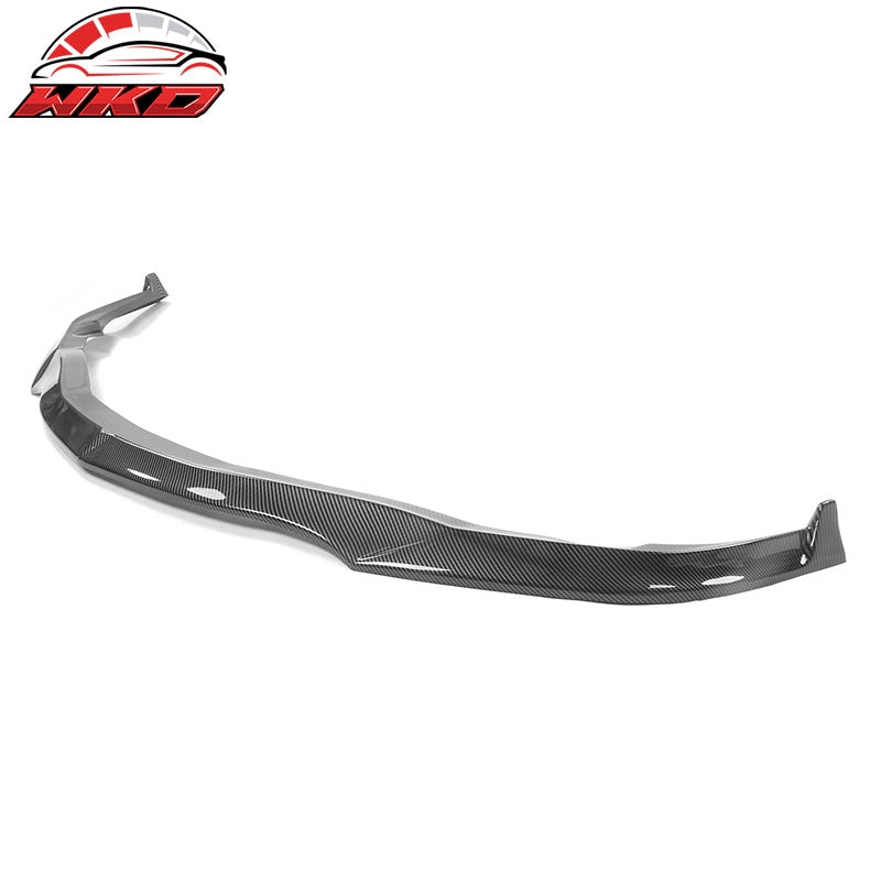 Fits 20-26 Toyota GR Supra A90 A91 IKON Front Bumper Lip PP Carbon Fiber Print