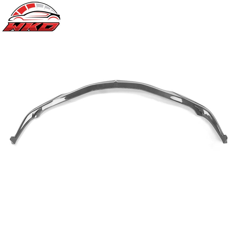 Fits 20-26 Toyota GR Supra A90 A91 IKON Front Bumper Lip PP Carbon Fiber Print