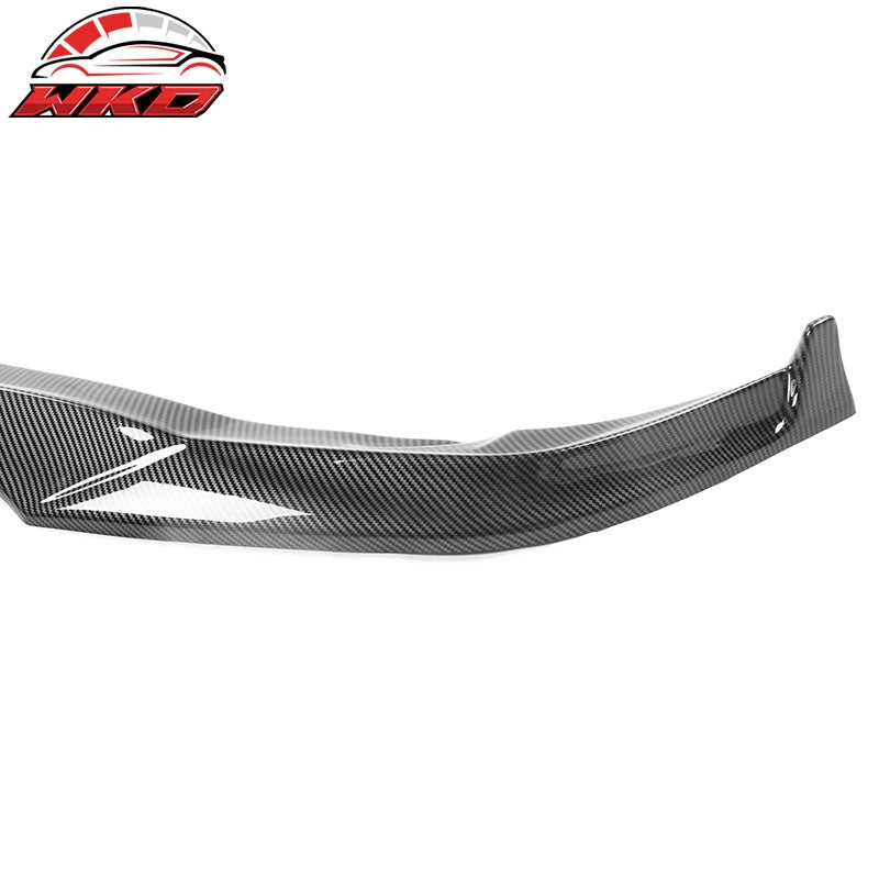 Fits 20-26 Toyota GR Supra A90 A91 IKON Front Bumper Lip PP Carbon Fiber Print
