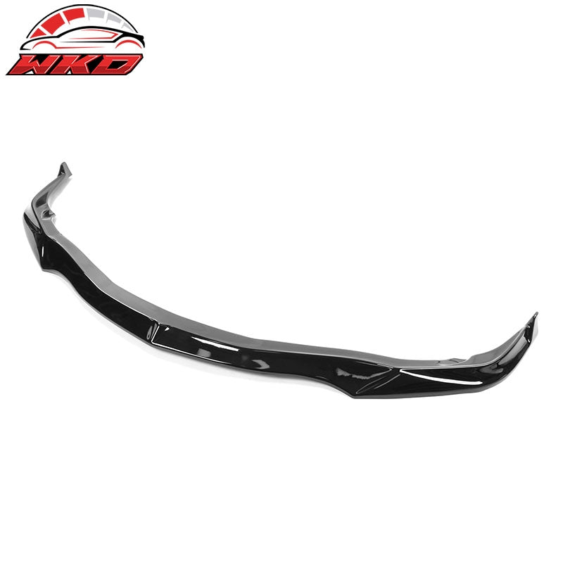 Fits 20-26 Toyota GR Supra A90 A91 IKON Style Gloss Black Front Bumper Lip PP