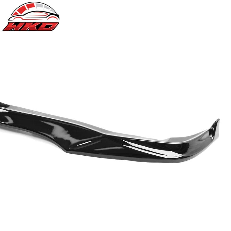 Fits 20-26 Toyota GR Supra A90 A91 IKON Style Gloss Black Front Bumper Lip PP