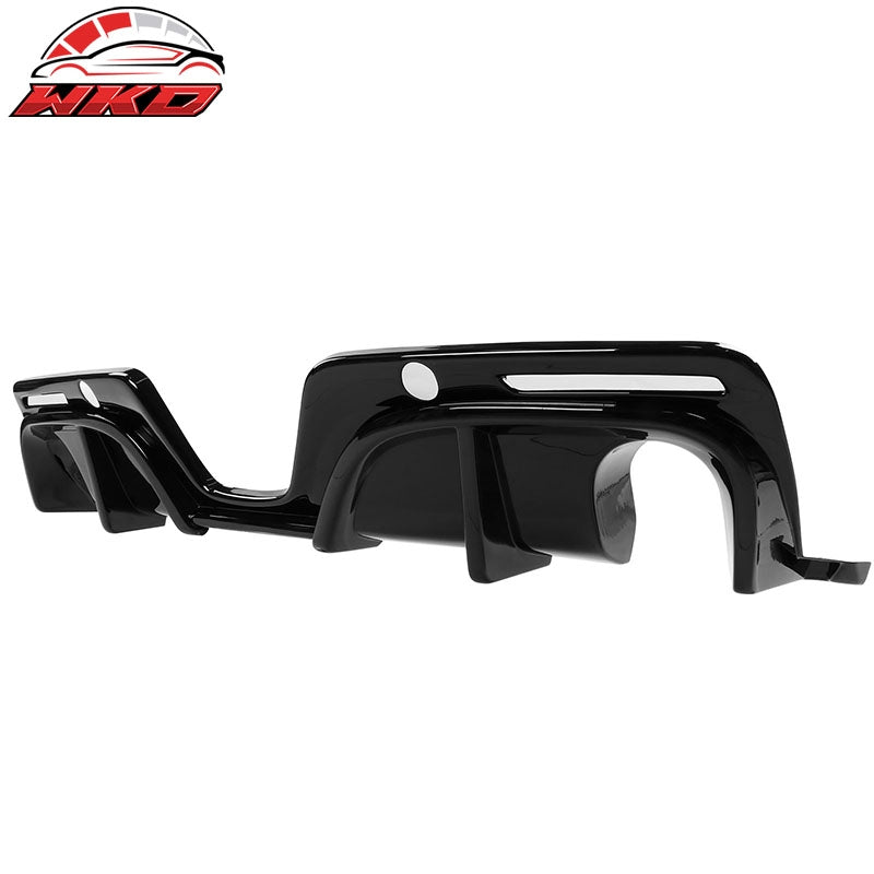 Fits 20-26 Toyota GR Supra A90 A91 IKON Style Rear Bumper Diffuser Gloss Black