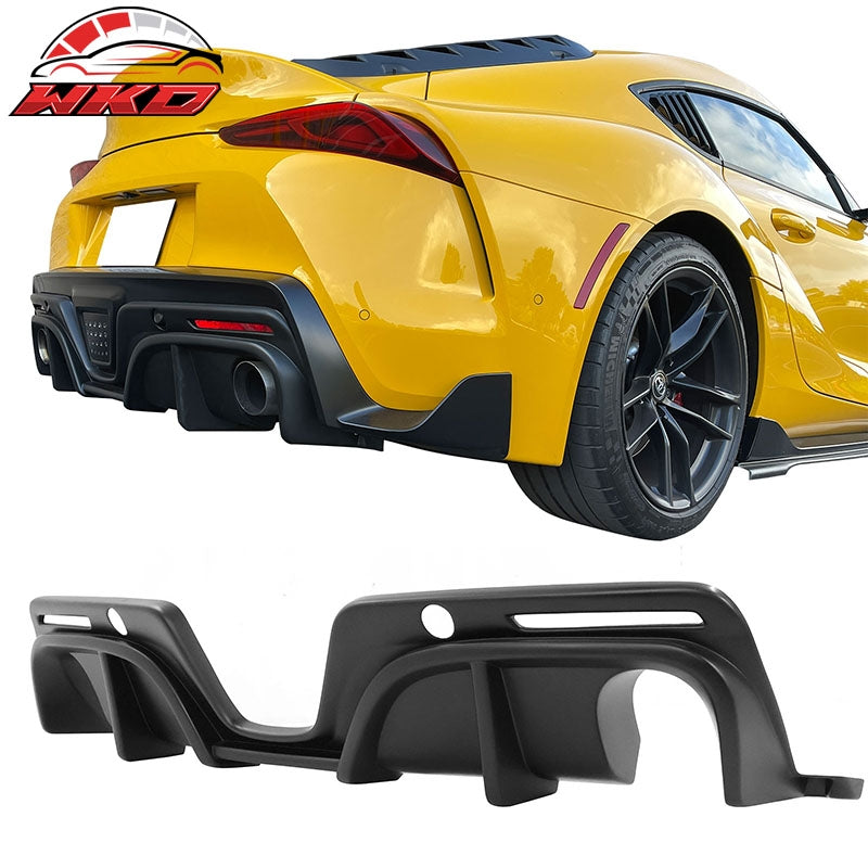 Wholesale 20-26 Toyota GR Supra A90 A91 IKON Style Rear Bumper Diffuser Matte Black