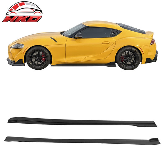 Wholesale 20-26 Toyota GR Supra A90 A91 IKON Style Side Skirts Rocker PP Matte Black