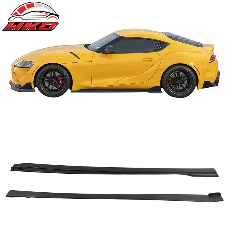 Wholesale 20-26 Toyota GR Supra A90 A91 IKON Style Side Skirts Rocker PP Matte Black