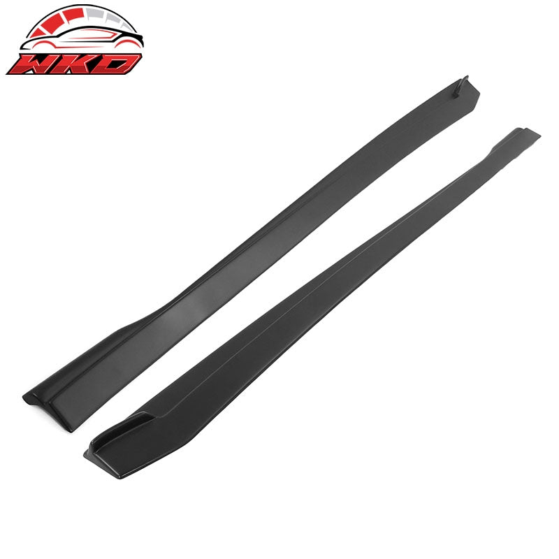 Fits 20-26 Toyota GR Supra A90 A91 IKON Style Side Skirts Rocker PP Matte Black