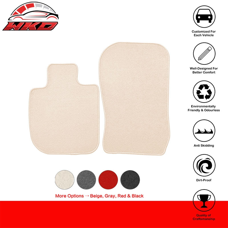 Fits 20-26 Toyota GR Supra A90 A91 19-26 BMW Z4 Floor Mats Carpet Nylon Beige