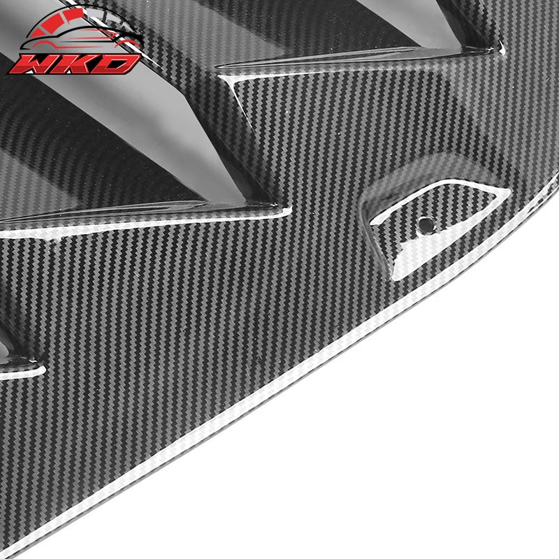Fits 20-26 Toyota GR Supra A90 A91 IKON Rear Window Louver PP Carbon Fiber Print