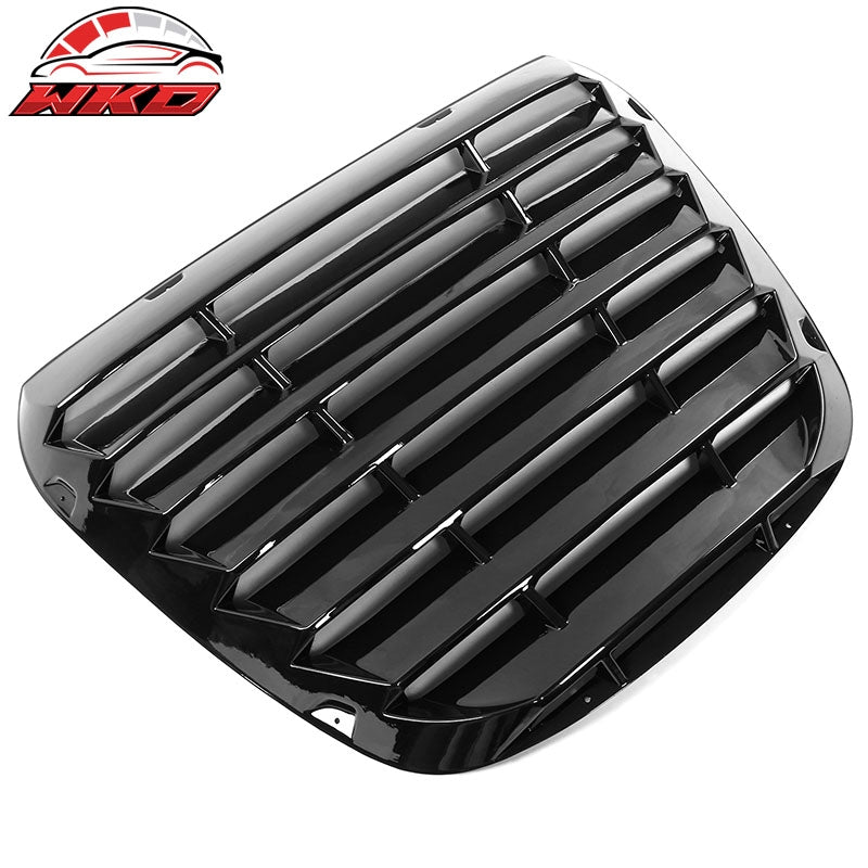 Fits 20-26 Toyota GR Supra A90 A91 IKON Style Rear Window Louver PP Gloss Black