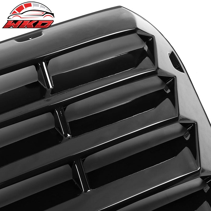 Fits 20-26 Toyota GR Supra A90 A91 IKON Style Rear Window Louver PP Gloss Black