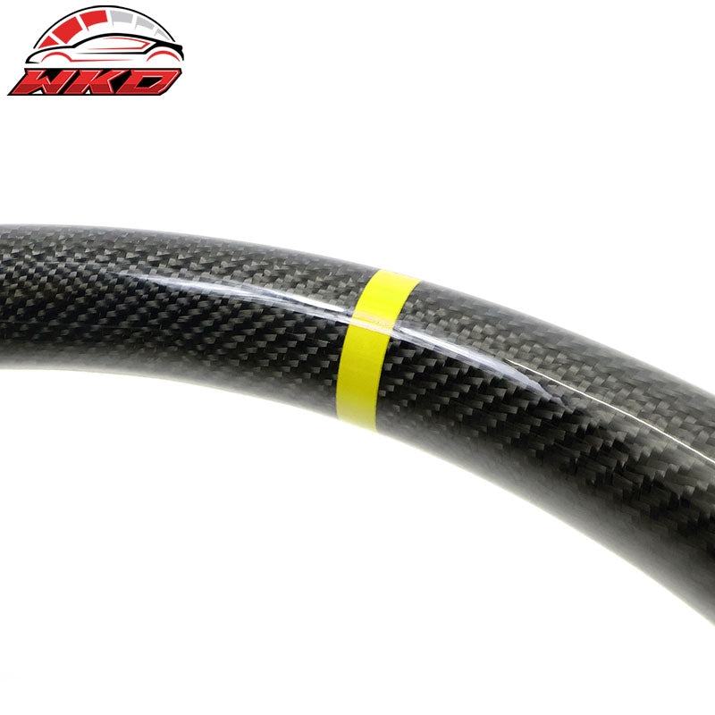Wholesale 20-26 Toyota GR Supra A90 A91 Carbon Steering Wheel W/Yellow Stitch&Stripe - Wikond Auto