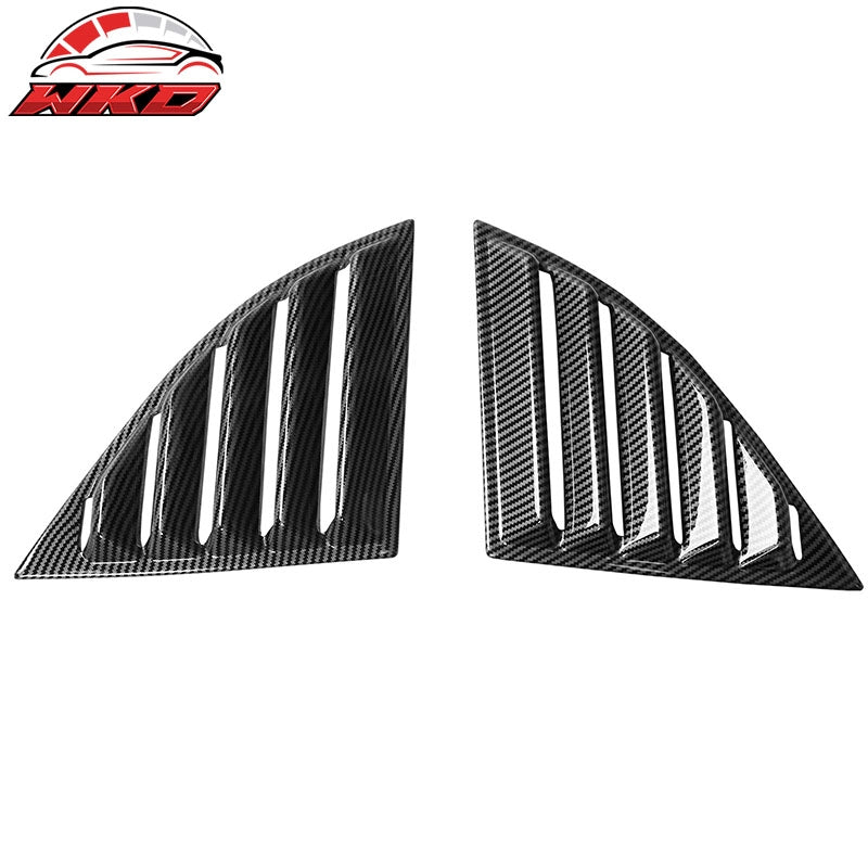 Wholesale 20-26 Toyota GR Supra A90 A91 IKON Side Window Louver PP Carbon Fiber Print