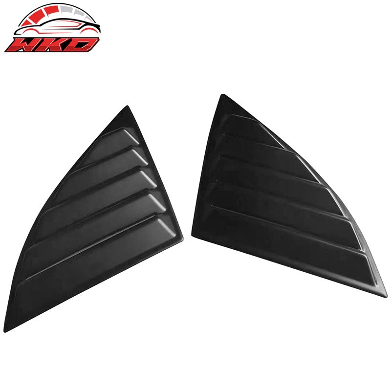 Fits 20-26 Toyota GR Supra A90 A91 IKON Style Side Window Louver PP Matte Black