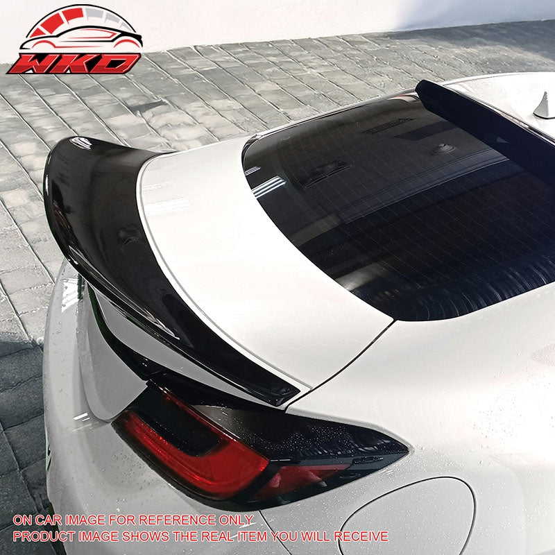 Fits 22-26 Toyota GR86/Subaru BRZ IKON Style Rear Trunk Spoiler Unpainted FRP